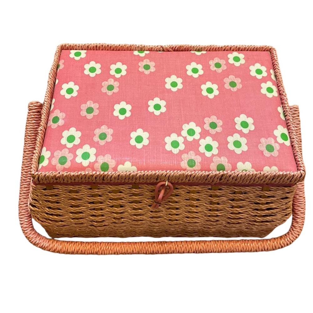 Vintage Singer Sewing Basket